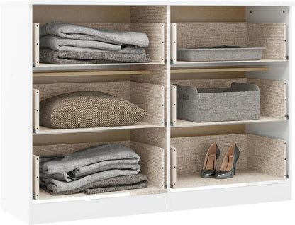 Denver 6 Drawer Chest   White Gloss 2024  F06