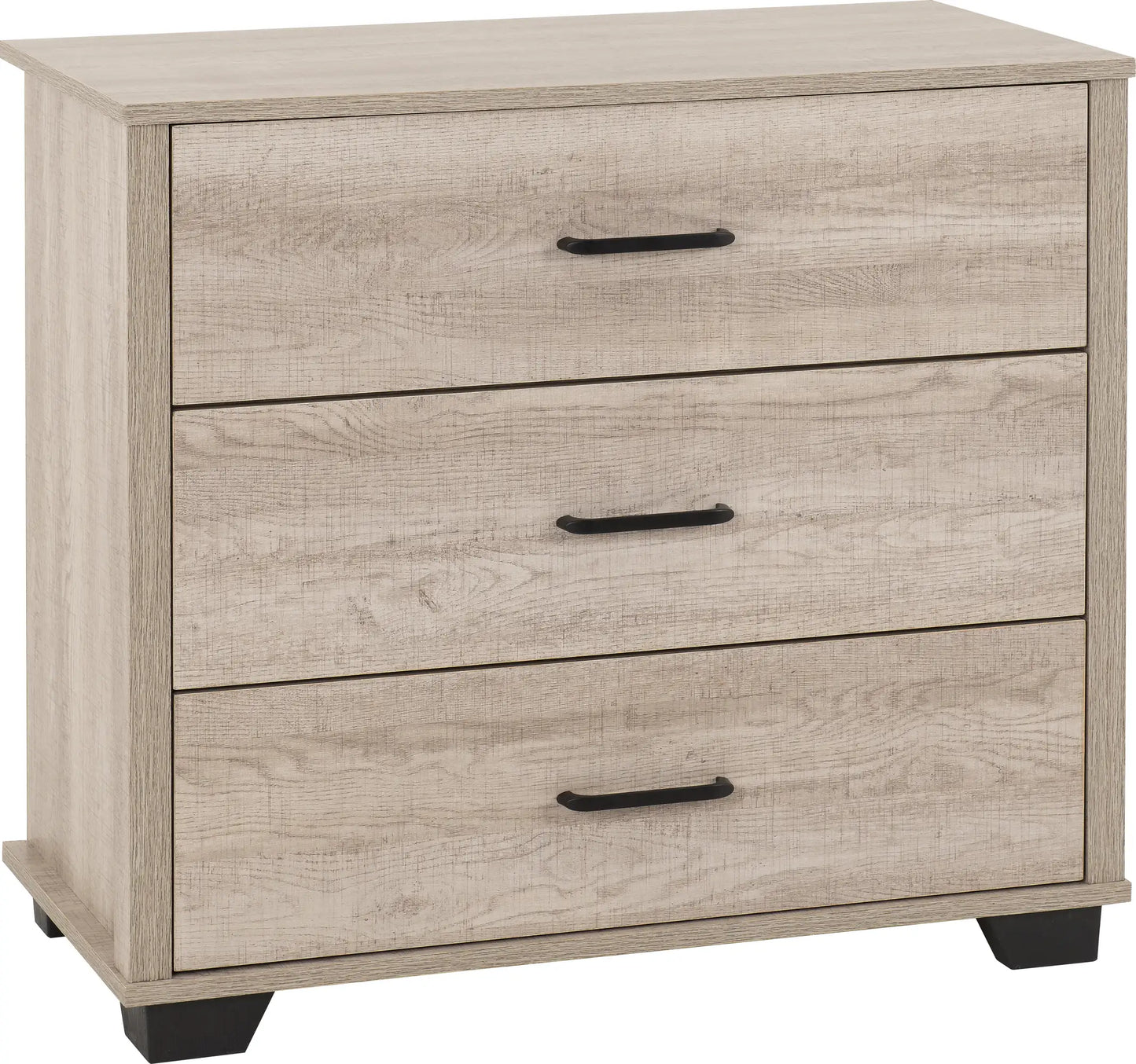 Oliver 3 Drawer Chest   Light Oak Effect 2023  01