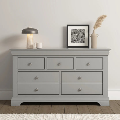 Bordeaux 3+2 Drawer Chest   Pebble Grey  08