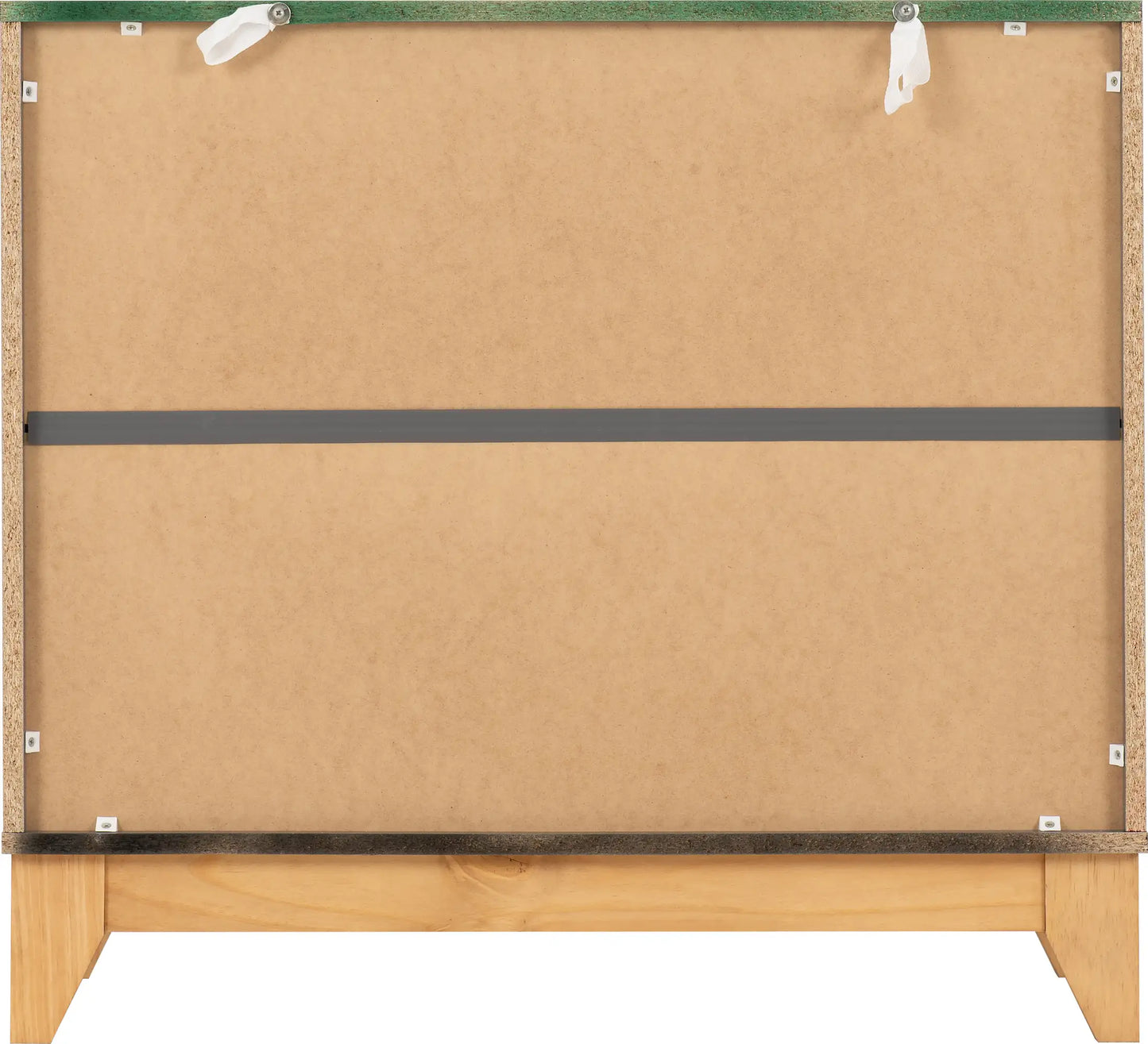 Cleveland 3 Drawer Chest   Whitegrey Metal Effect 2024  05