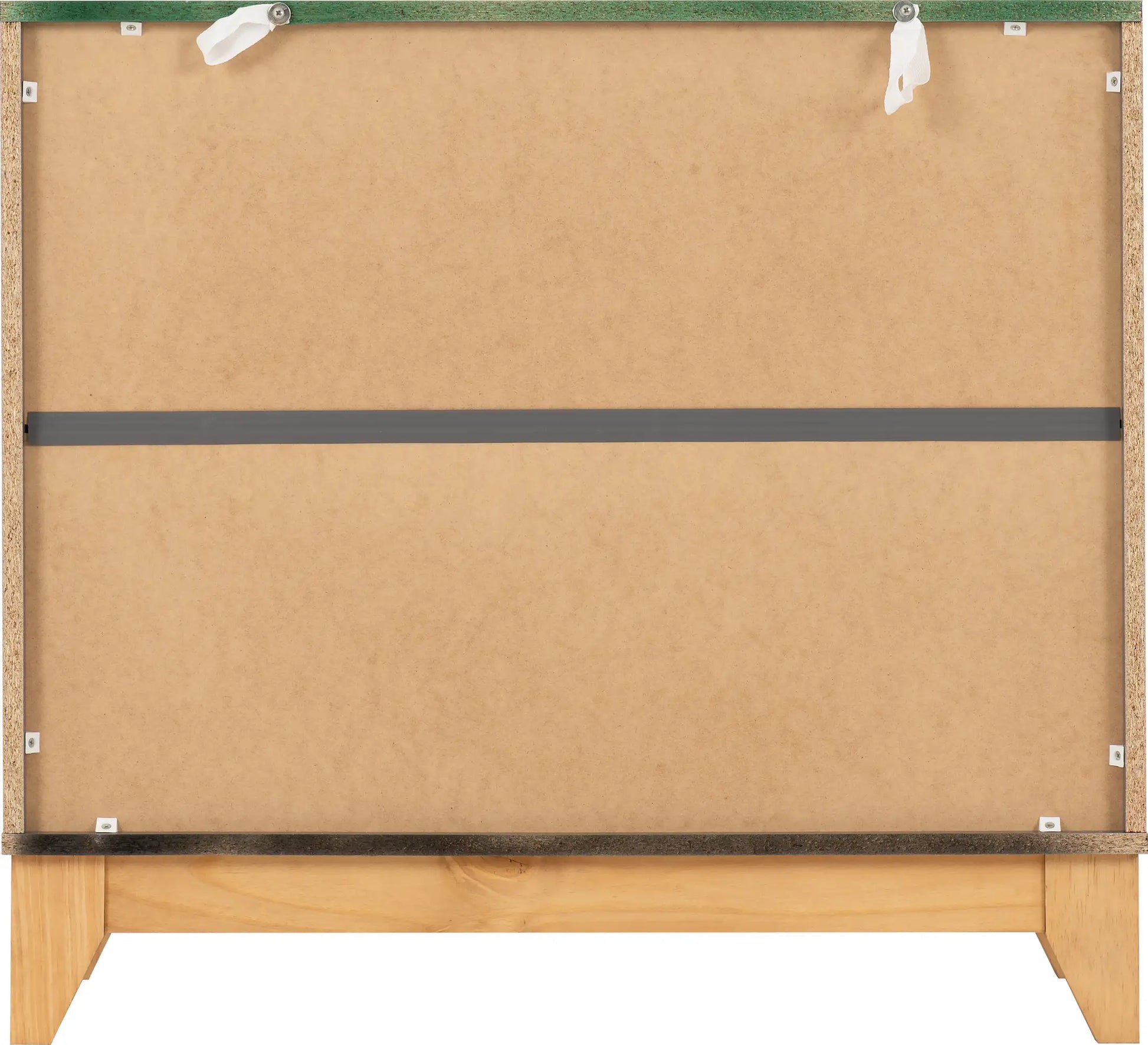 Cleveland 3 Drawer Chest   Whitegrey Metal Effect 2024  05