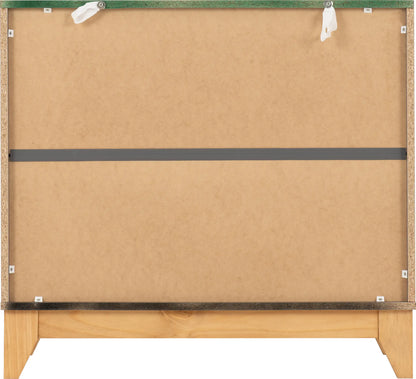 Cleveland 3 Drawer Chest   Whitegrey Metal Effect 2024  05