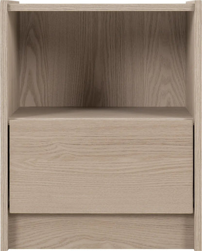 Paris 1 Drawer Bedside   Smoked Ash Effect 2024  03