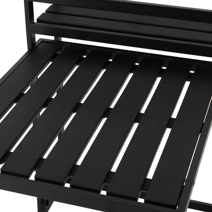 Foldaway 1+2 Garden Set   Black 2024  08