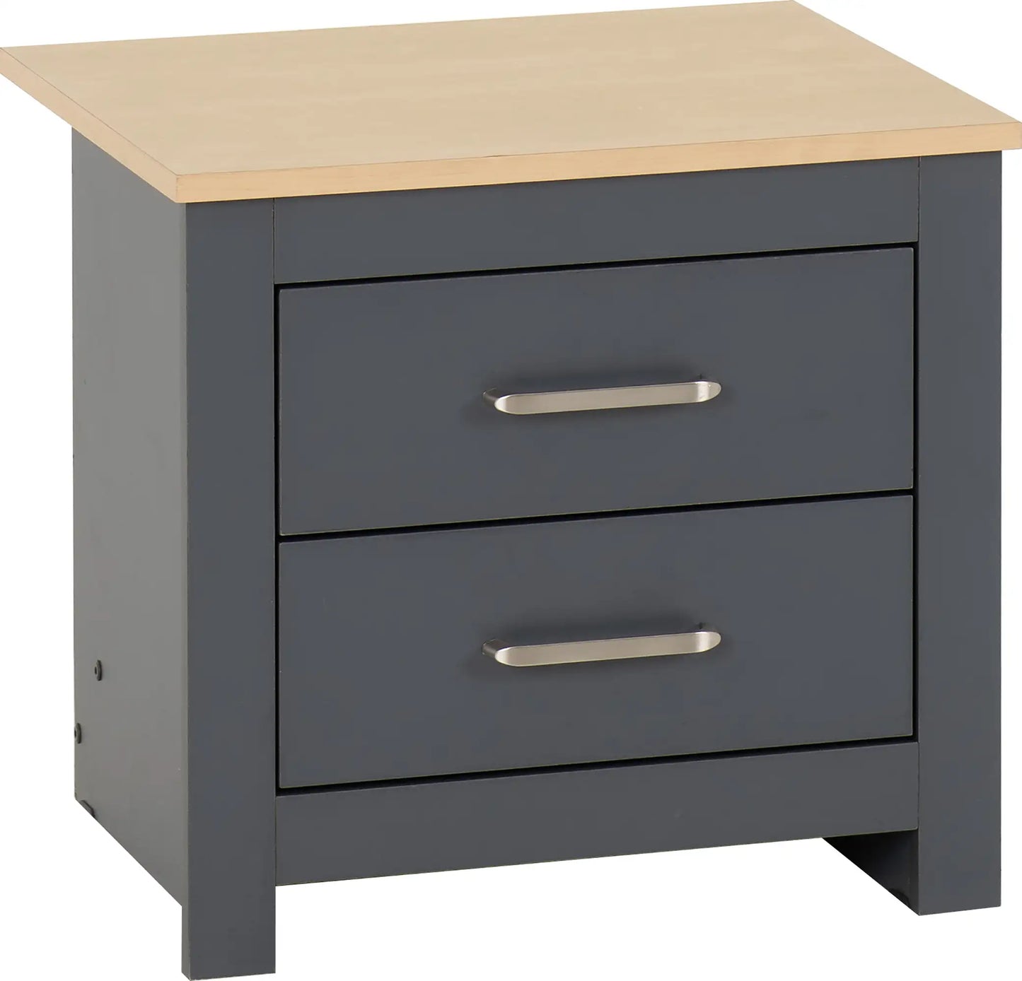Portland 2 Drawer Bedside   Greyoak Effect 2023  01