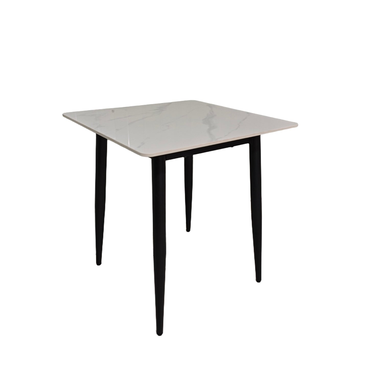 Nova Grey Square Dining Set with 4 Evie Grey Chairs