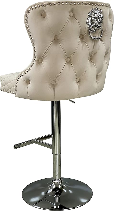 Valentino Mink Velvet Bar Stool