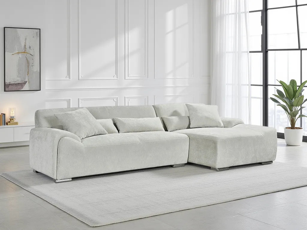 Modena Corner Sofa – Beige (Left or Right Hand Facing)