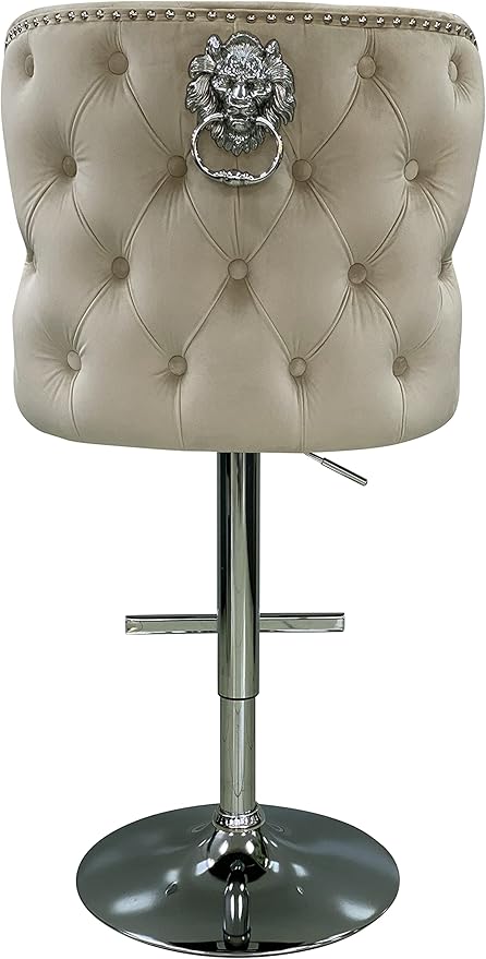 Valentino Mink Velvet Bar Stool
