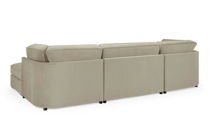 Belgravia U-Shape Corner Sofa – Beige