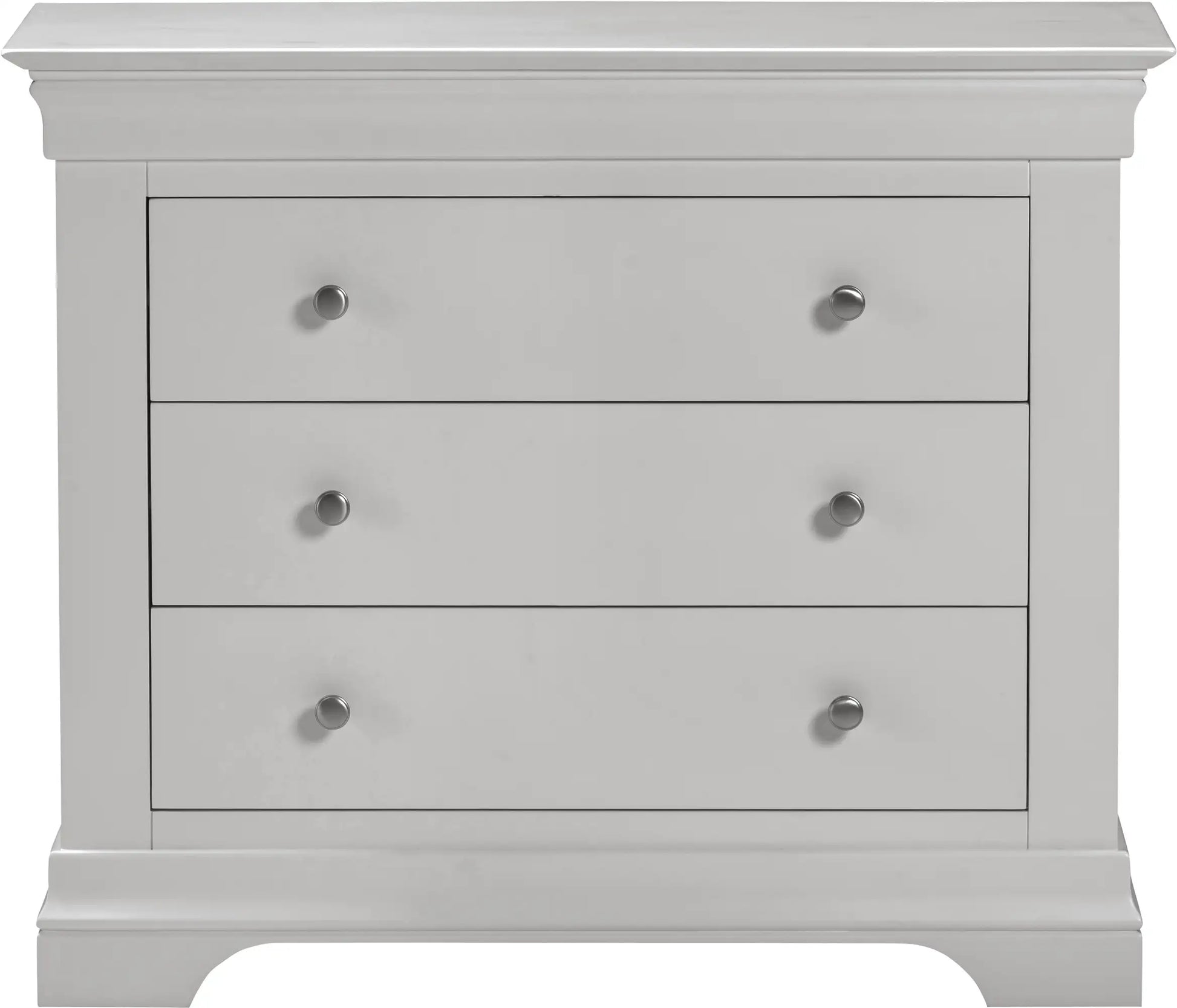 Bordeaux 3 Drawer Chest   Pebble Grey  03