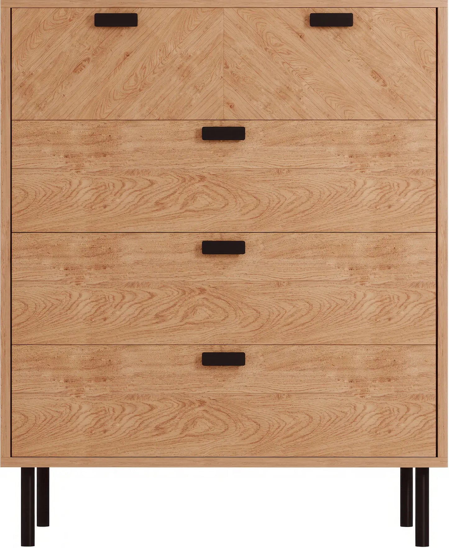 Leon 3+2 Drawer Chest   Medium Oak Effect 2023  02 Dx