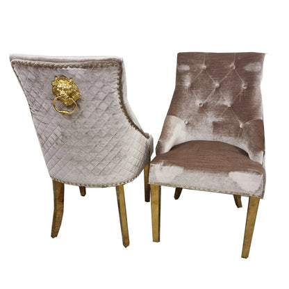 Louis Gold 1.8m Black & Gold - 4 Bentley Beige & Gold