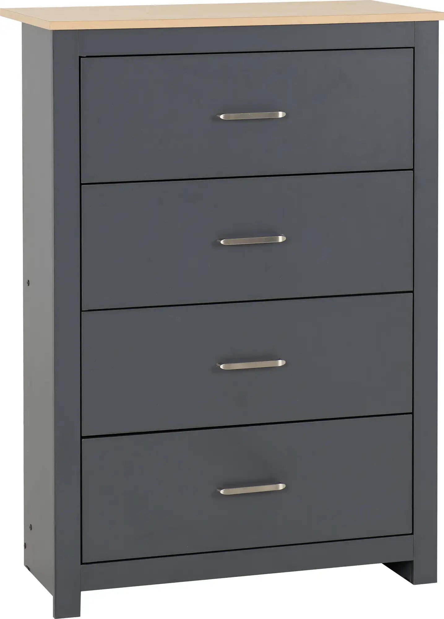Portland 4 Drawer Chest   Greyoak Effect 2023  01