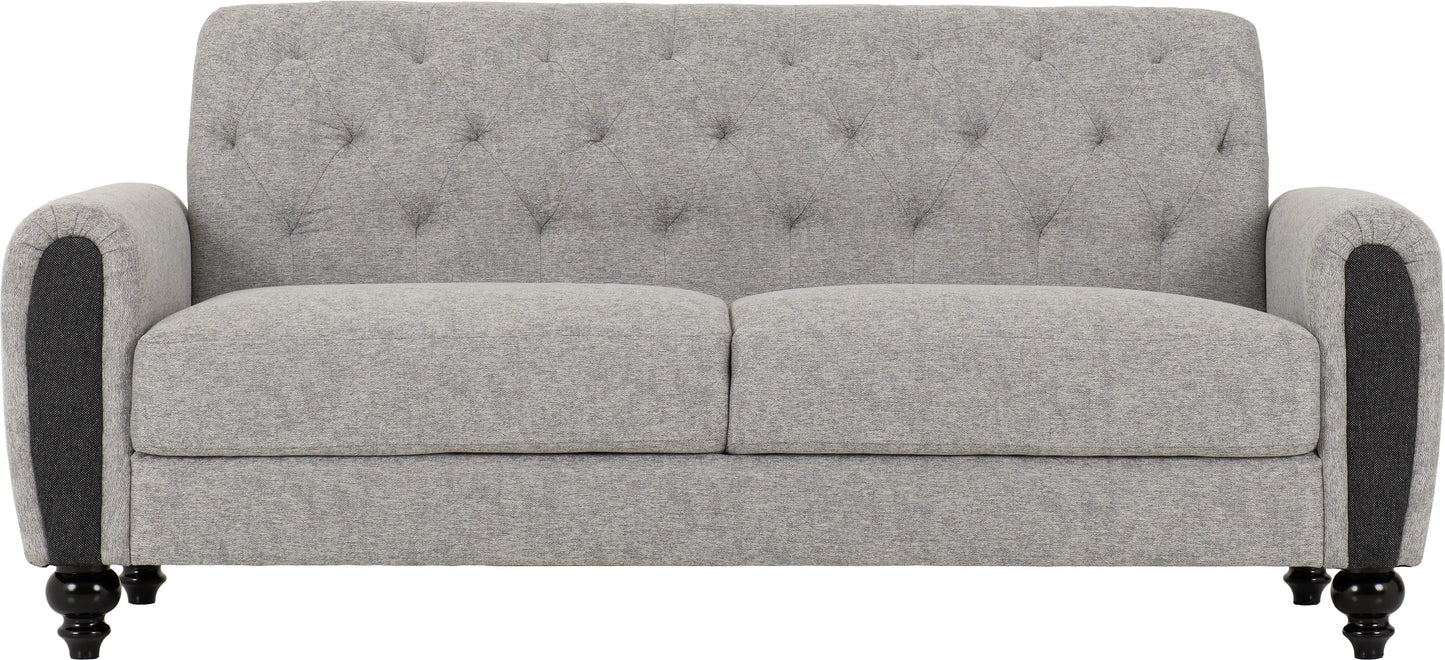 Chester 3+2 Suite Light Grey Fabric 2023  04