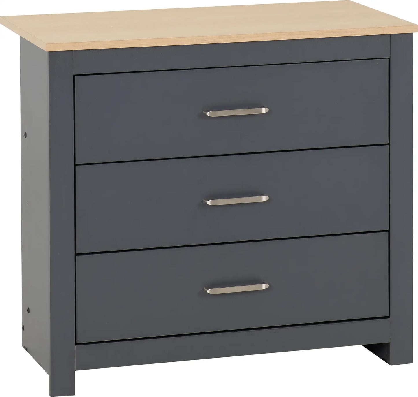 Portland 3 Drawer Chest   Greyoak Effect 2023  01