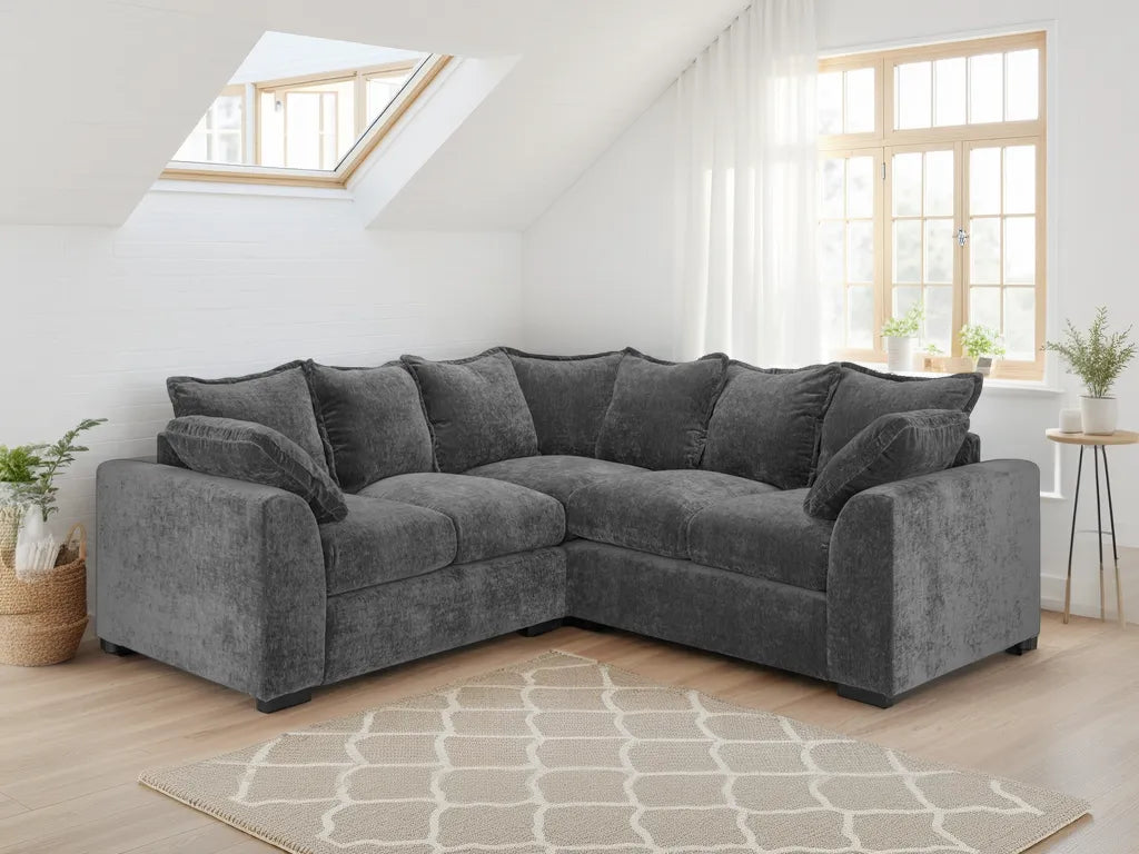Colbee Large Corner Sofa – Grey