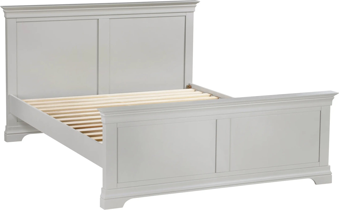 Bordeaux 5' High End Bed   Pebble Grey  01