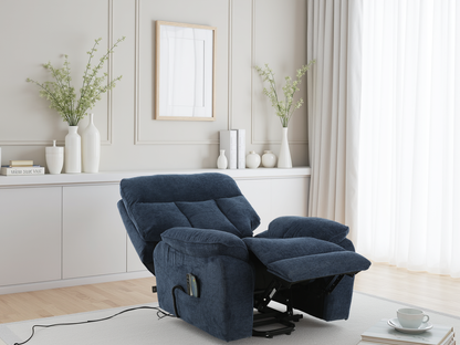 Cornwall Rise and Recline Massage Chair Blue