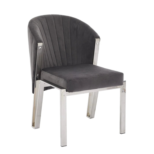 Fabio Silver Dining chair