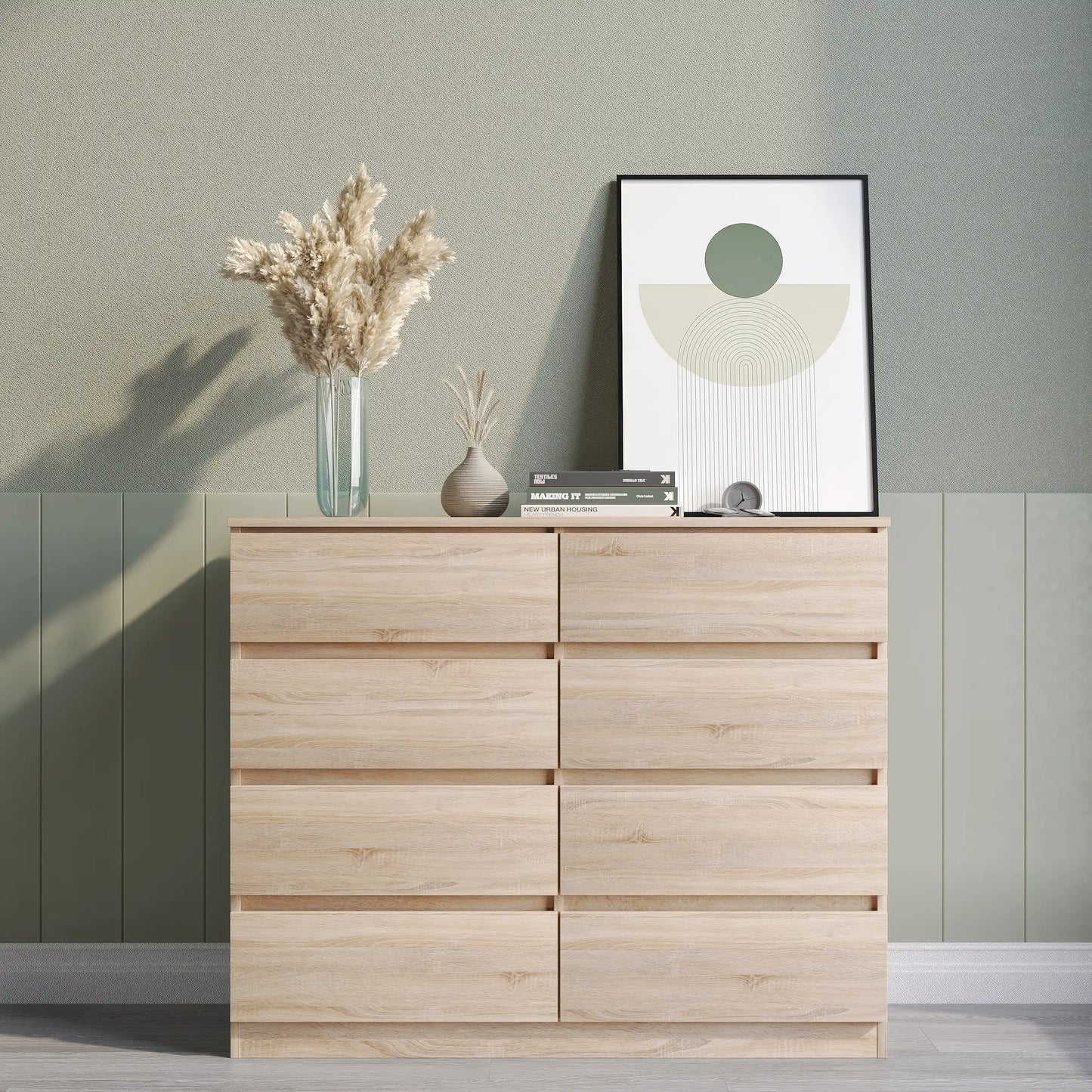 Malvern 8 Drawer Chest Sonoma Oak Effect 2025  03 Dx
