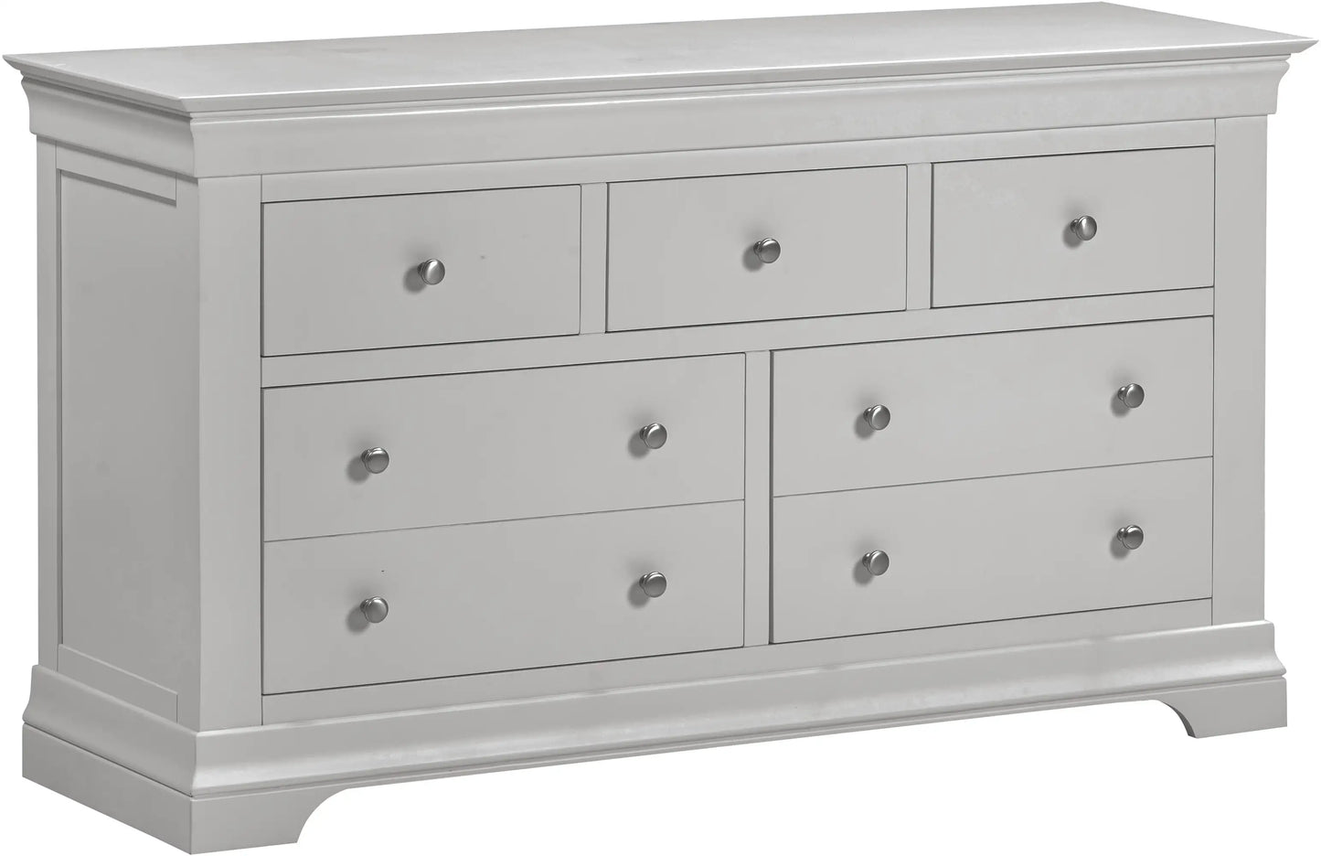 Bordeaux 3+2 Drawer Chest   Pebble Grey  01