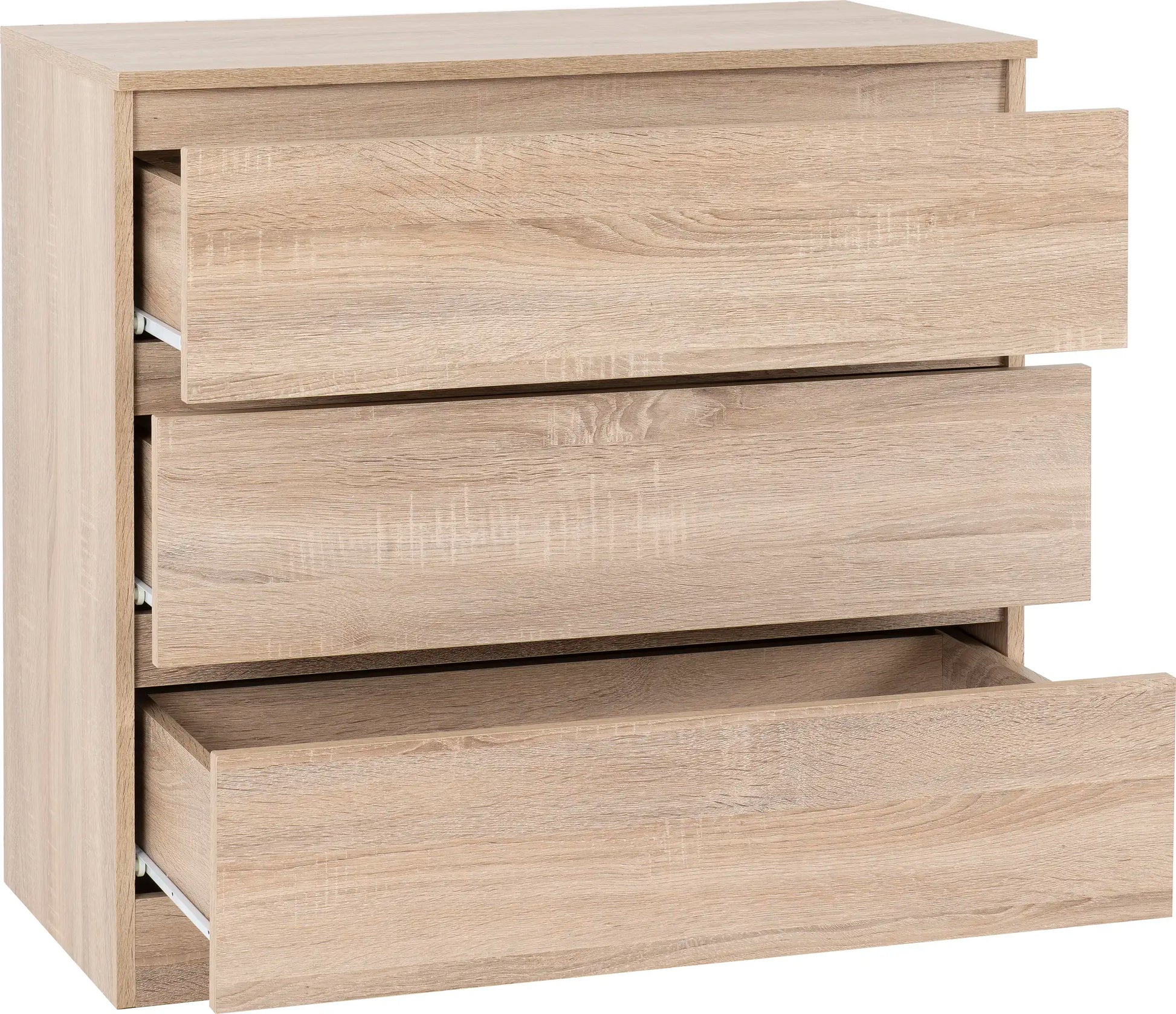 Malvern 3 Drawer Chest Sonoma Oak Effect 2020  02