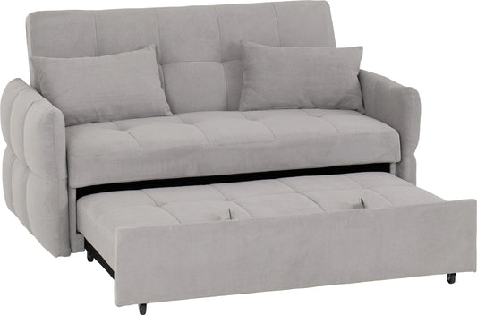 Chelsea Sofa Bed   Silver Grey Fabric 2023  02