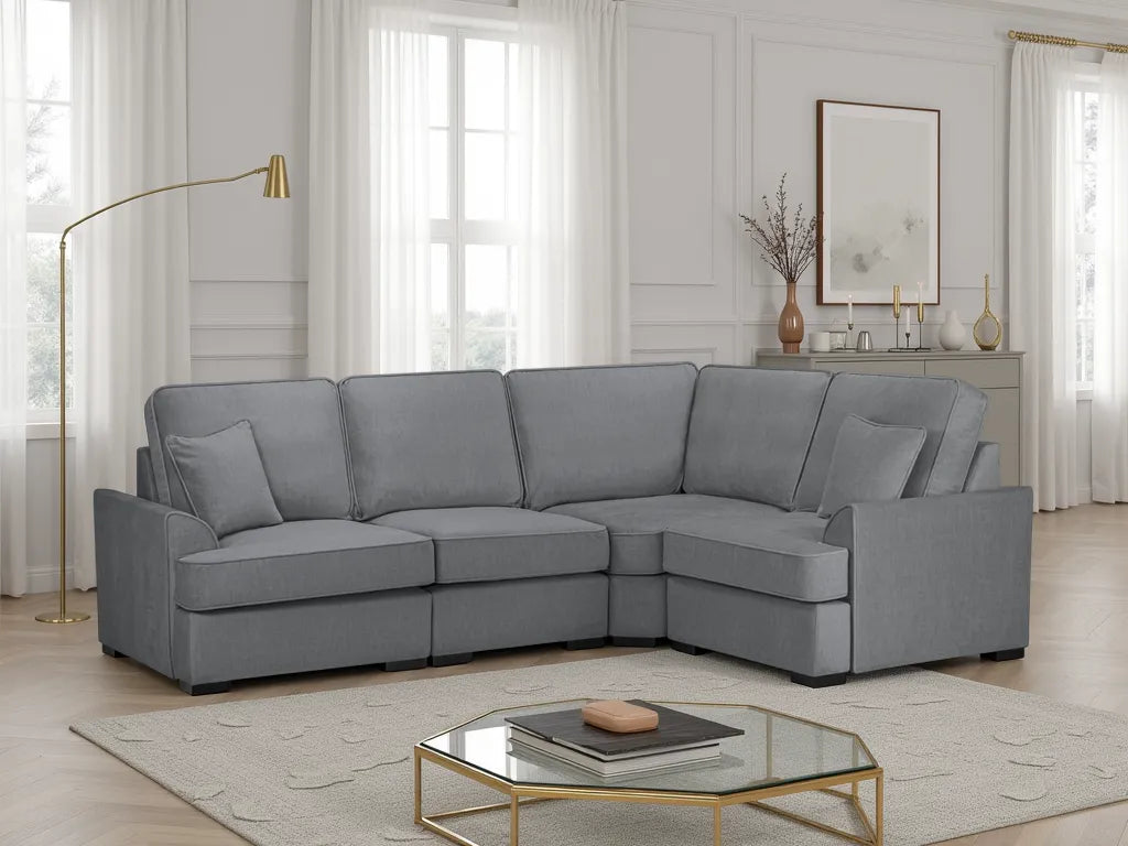 Funk Universal Corner Sofa – Beige or Grey