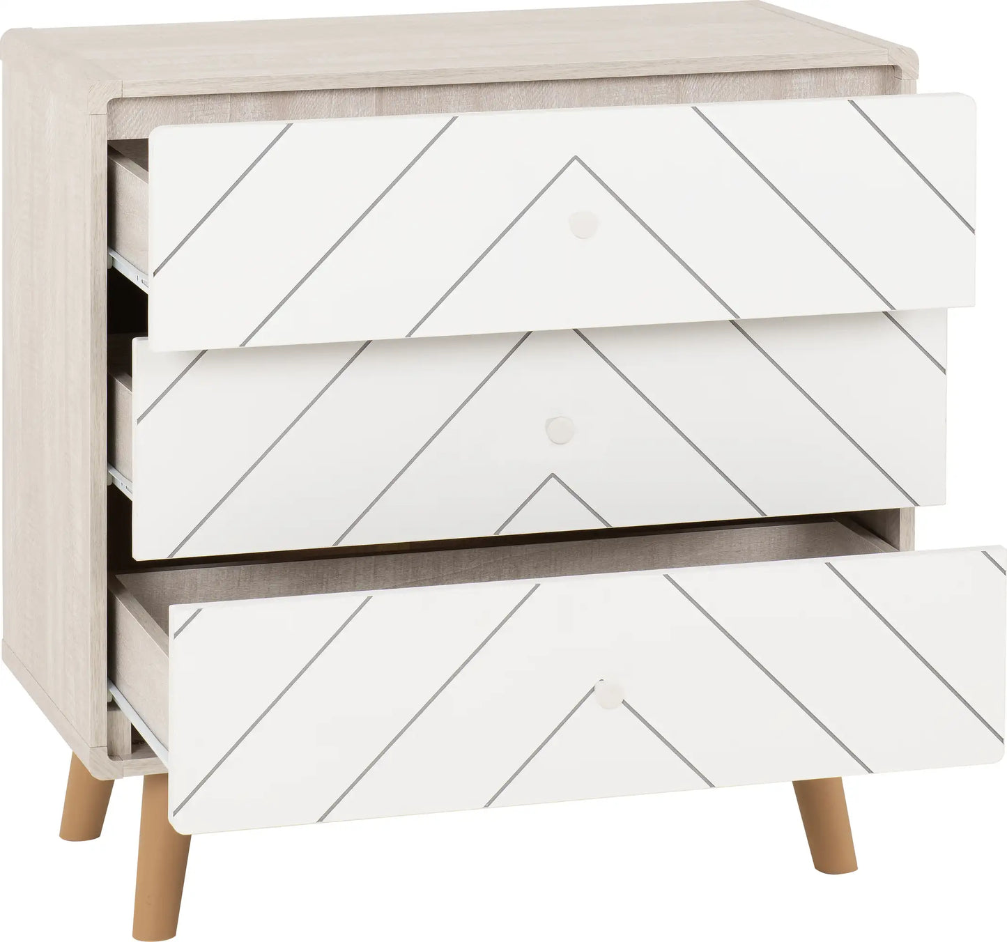 Dixie 3 Drawer Chest   Dusty Greywhite 2023  02