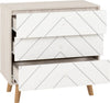 DUSTY GREY/WHITE / 3 Drawer