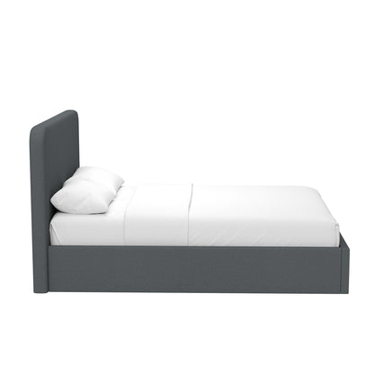 Walton Grey Fabric King Size Ottoman Storage Bedframe