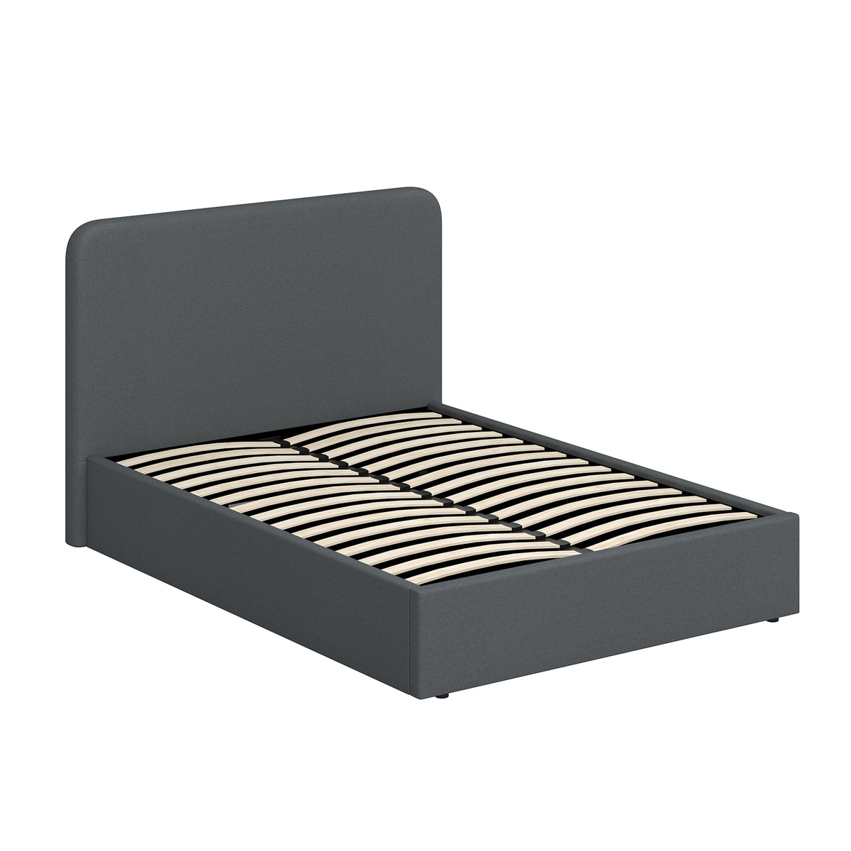 Walton Grey Fabric Small Double Ottoman Storage Bedframe