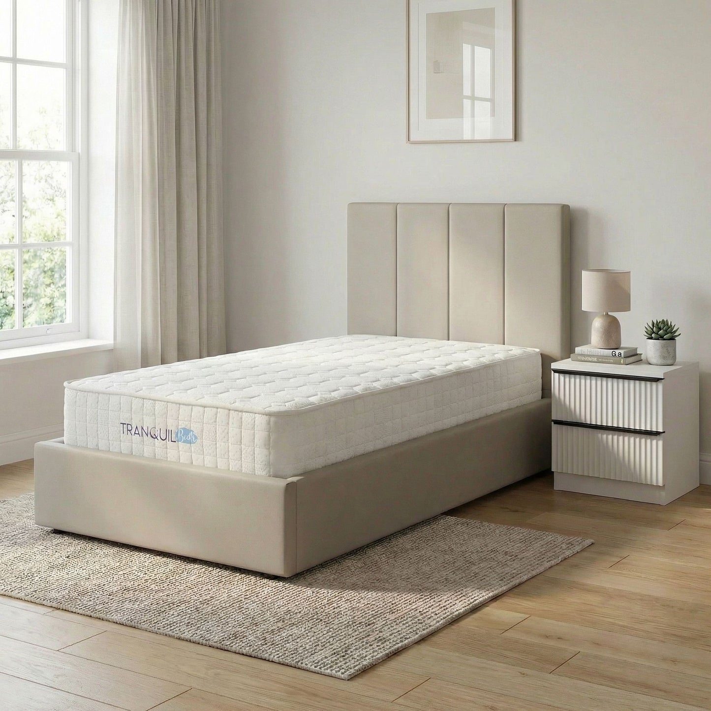 Tranquil Beds Siesta 1000 Pocket Sprung Mattress - 22cm - 5ft King Size