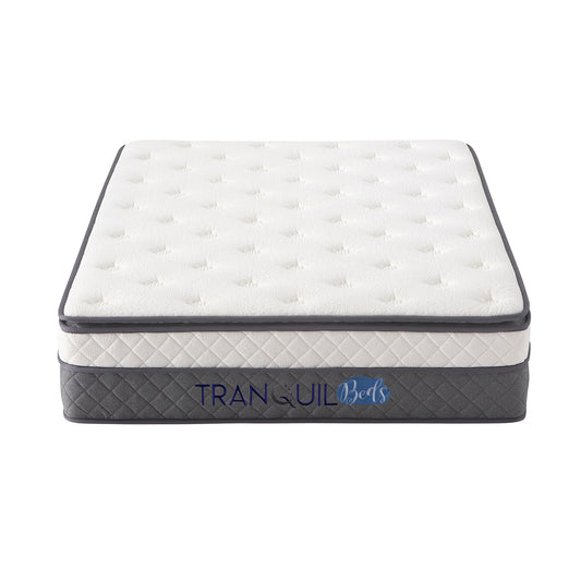 Tranquil Beds Muse 800 Pocket Sprung Pillow Top Mattress - 35cm - 4ft Small Double Size