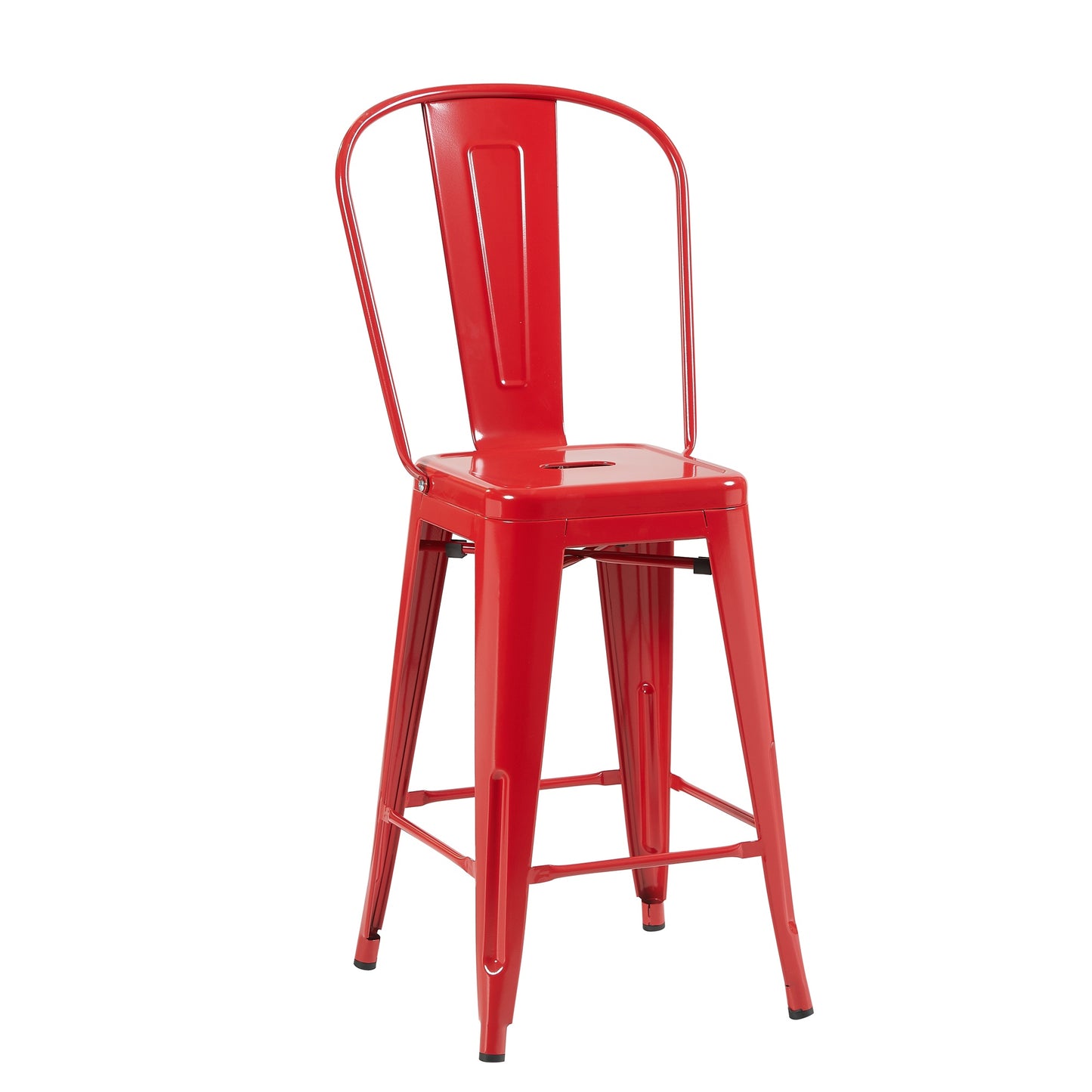Bistro Pack Of 4 24 Red Bar Chairs