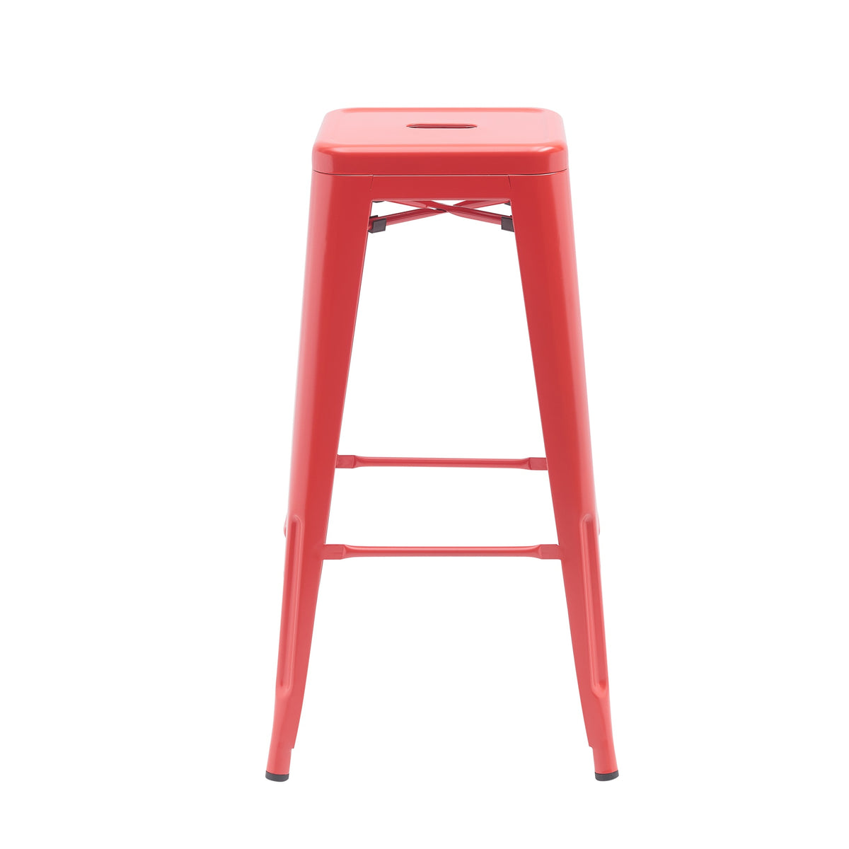 Bistro Pack Of 4 30 Red Bar Stools