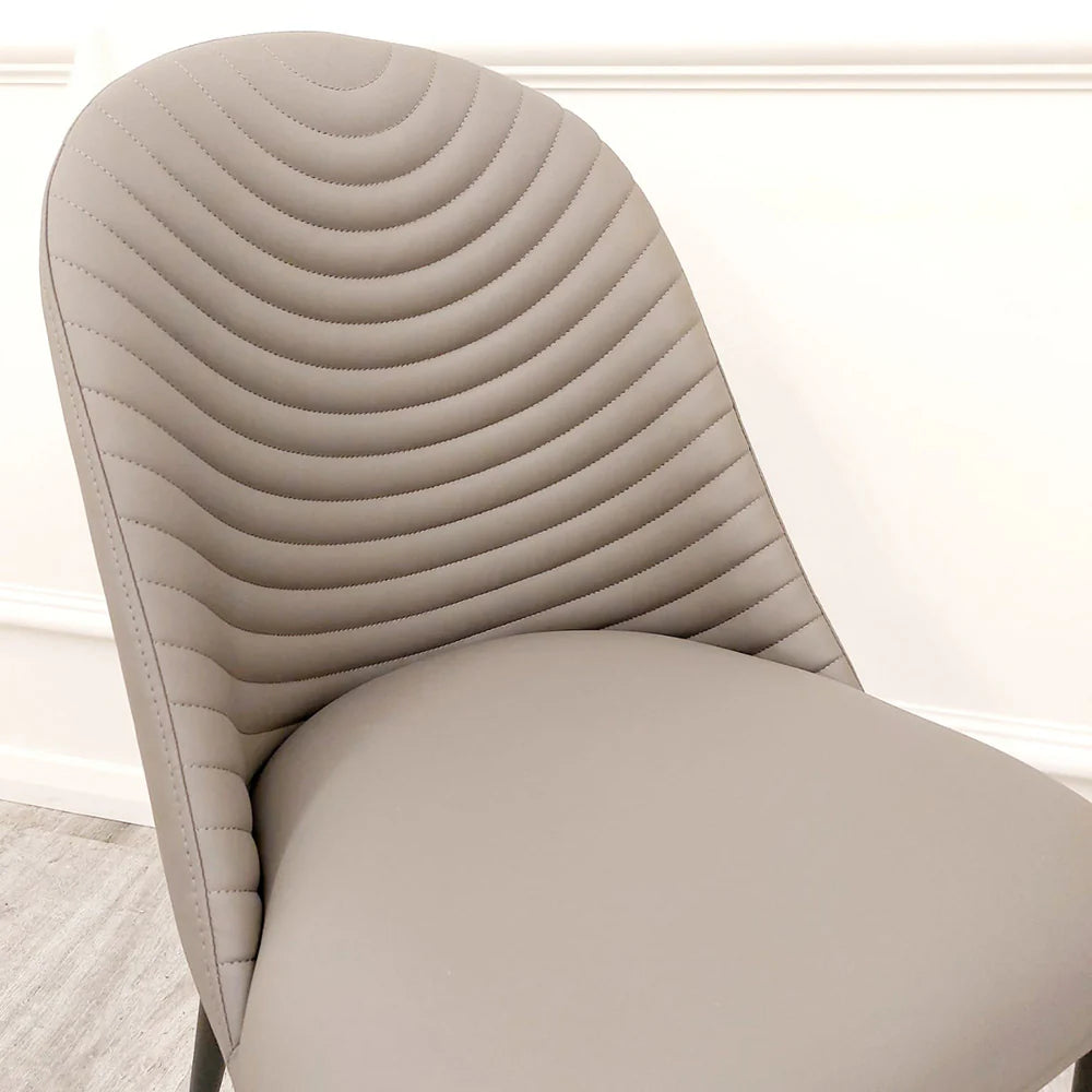 Alba Leather Dining Chair – Set of 2