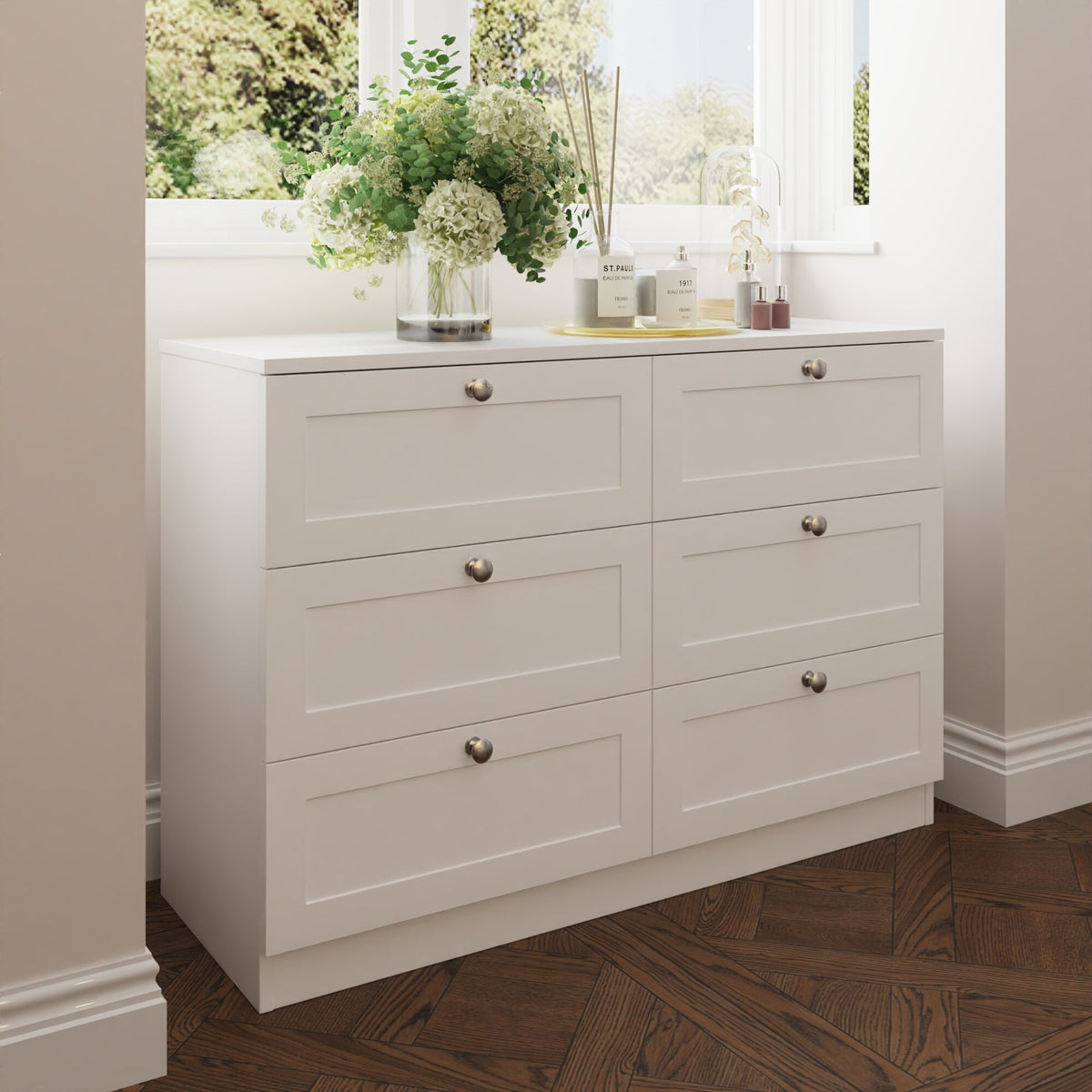 Artus 3 piece Bedroom Furniture Set - Matt White