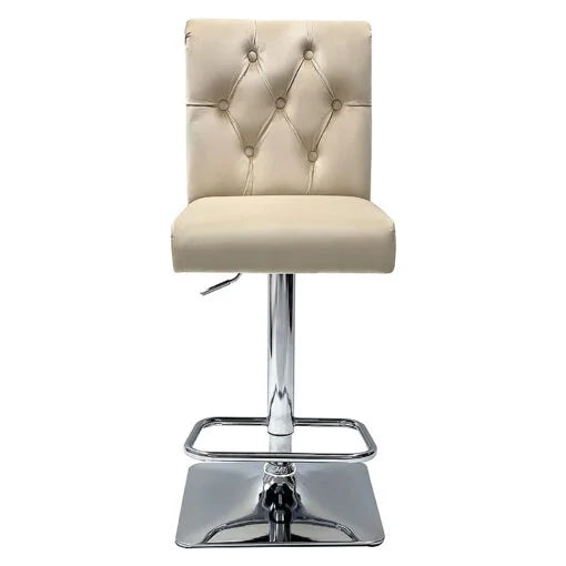 Sofia Mink Plush Velvet Bar Stool