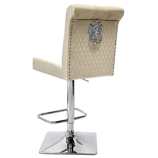 Sofia Mink Plush Velvet Bar Stool
