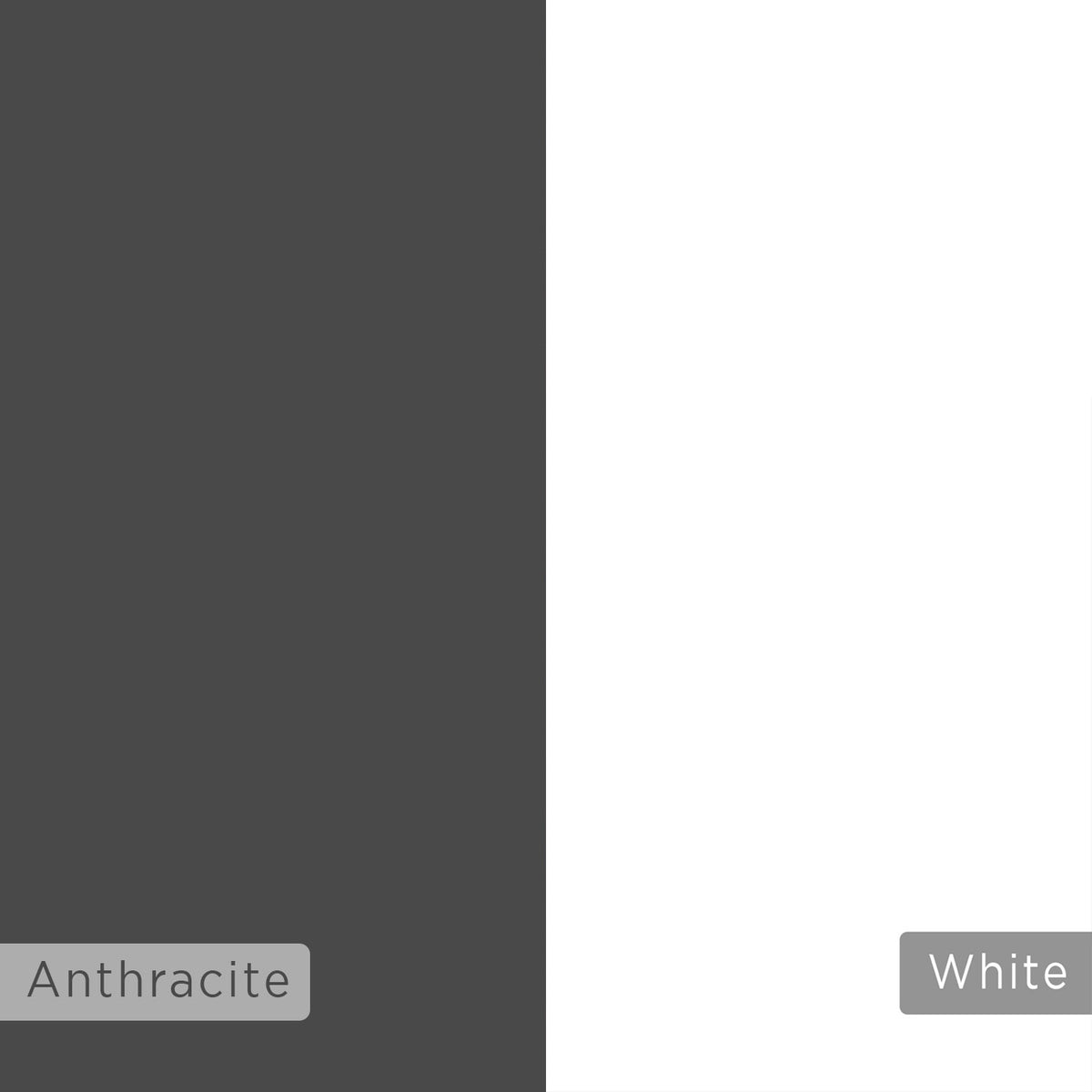 Apollon Modern Bookcase Display Unit White Anthracite Grey Medium 149cm
