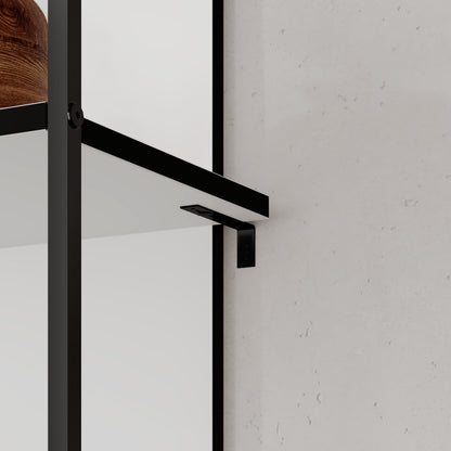 Archy Modern Bookcase 5-Tier Wall Mounted Shelf White 180 cm