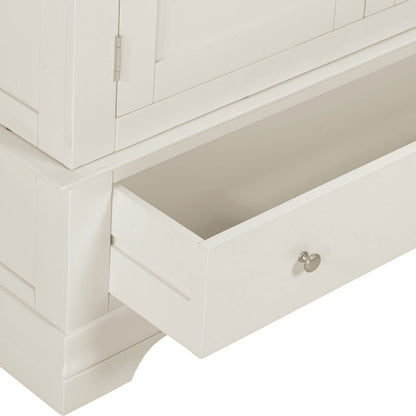 Bordeaux 3 Door Wardrobe – Ivory or Pebble Grey Finish