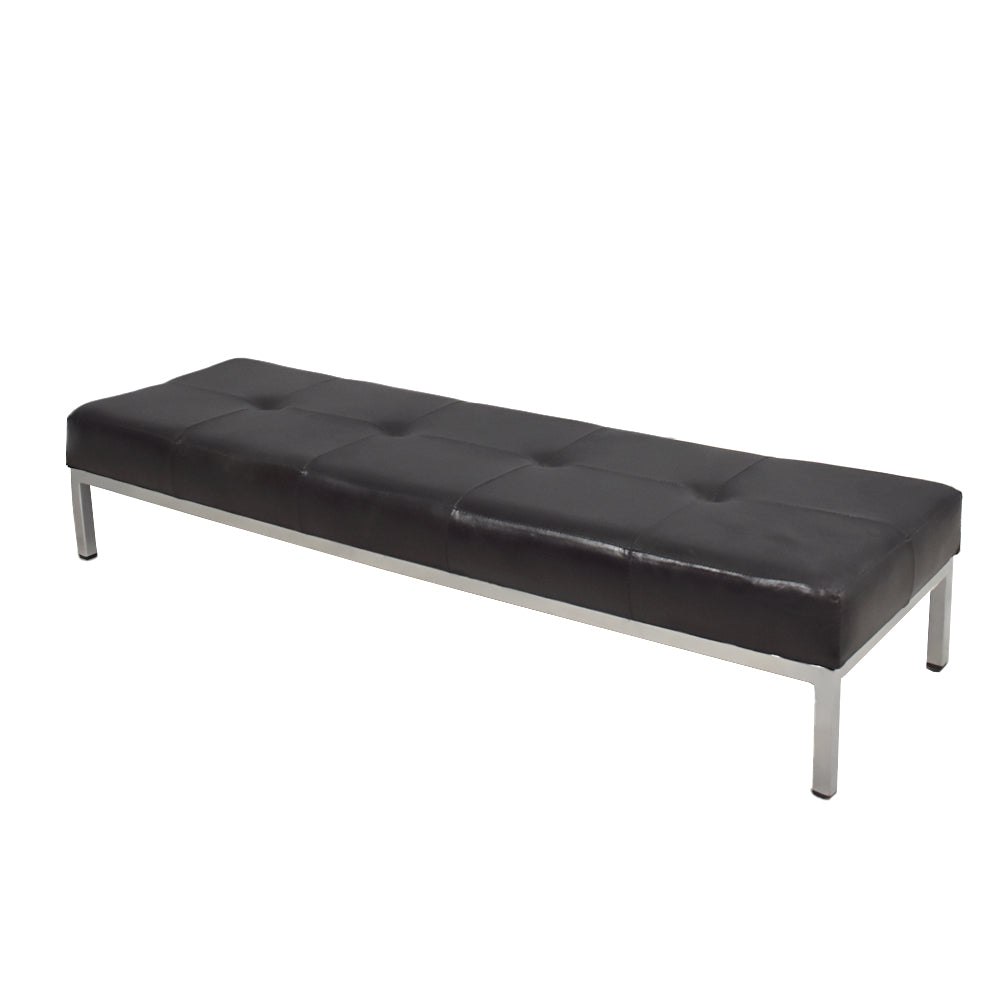 Artisan Modern Living Room Stool Black & Silver