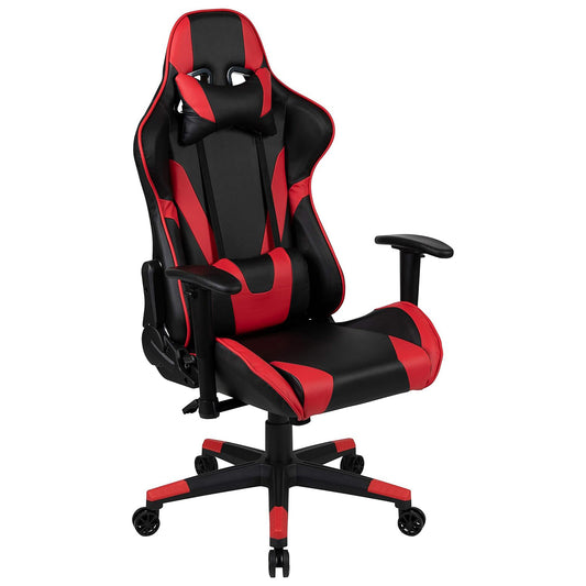 X20 Black & Red Faux Leather Racer Style Gaming Office Chair