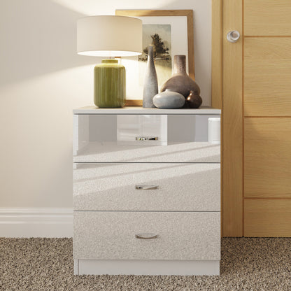Chilton 3 Piece Bedroom Set – White Gloss