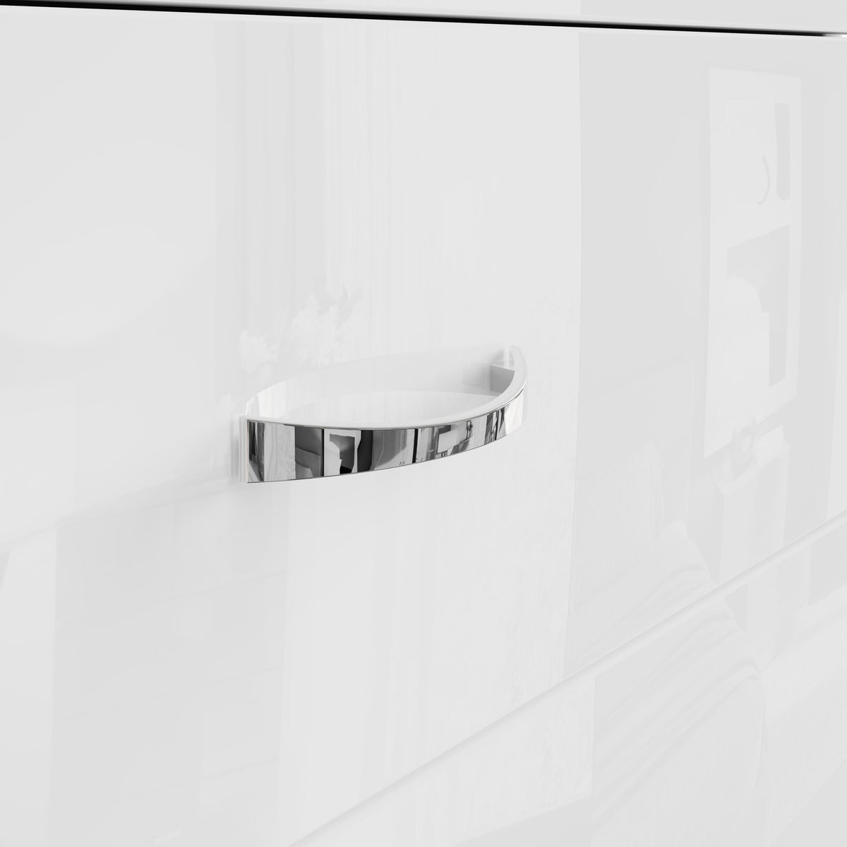 Chilton 3 Drawer Chest Of Drawers - White Gloss Front