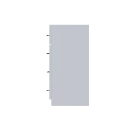 Chilton 8 Drawer Chest Of Drawers - Grey Gloss Front
