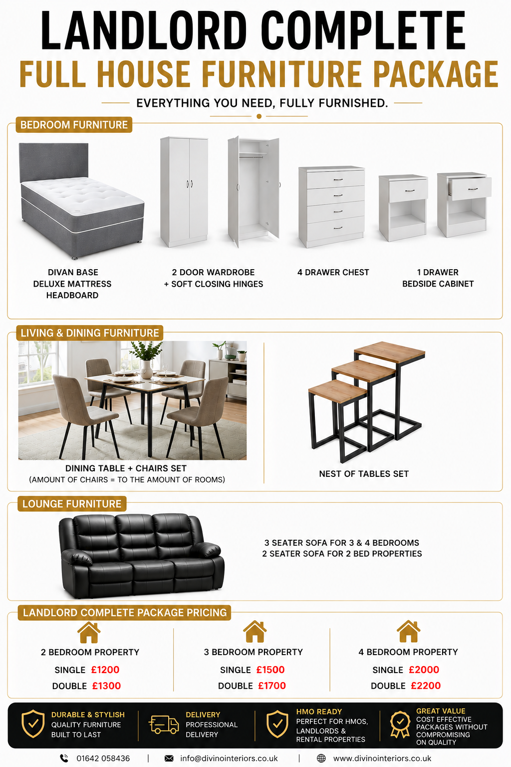 Landlord Complete – HMO Furniture Package